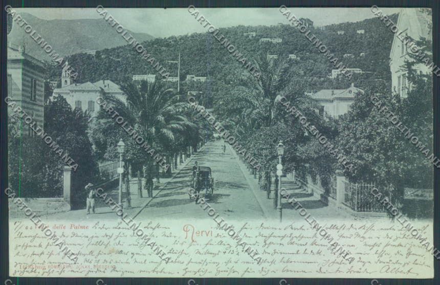 Genova Città Nervi Carrozza cartolina ZT0489 – fronte