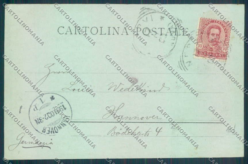 Genova Città Nervi Carrozza cartolina ZT0489 – retro