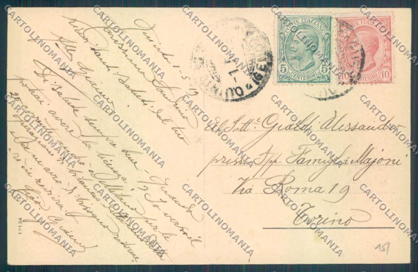 Genova Città Quinto cartolina ZT0497 – retro
