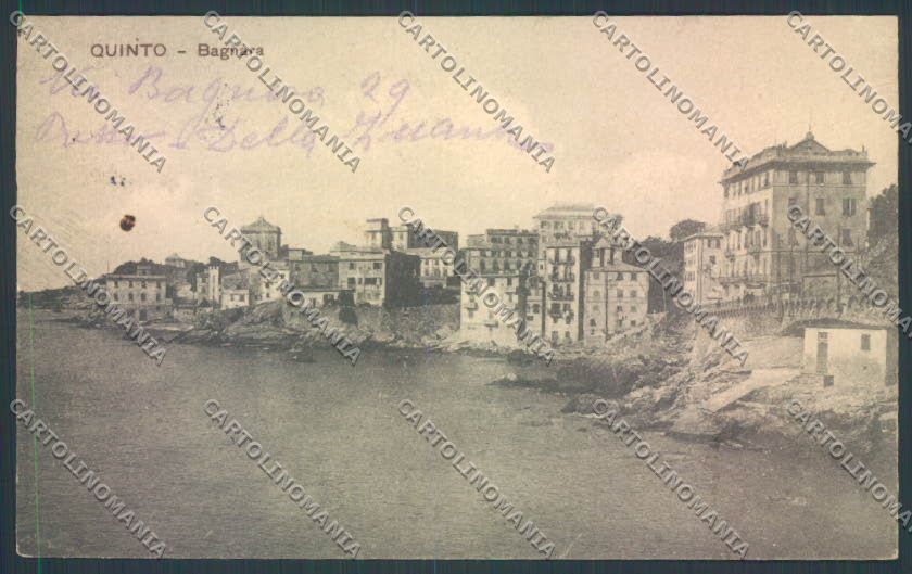 Genova Città Quinto cartolina ZT0498 – fronte