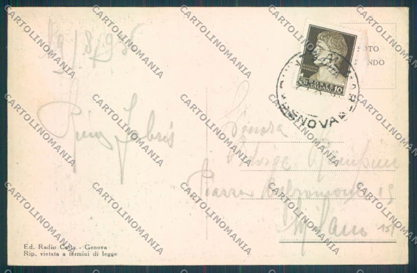 Genova Città Quinto cartolina ZT0501 – retro