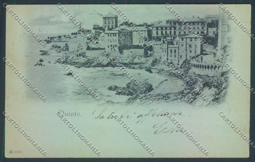 Genova Città Quinto Chiaro di Luna cartolina ZT0508 – fronte
