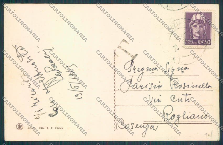 Genova Città Quarto cartolina ZT0512 – retro