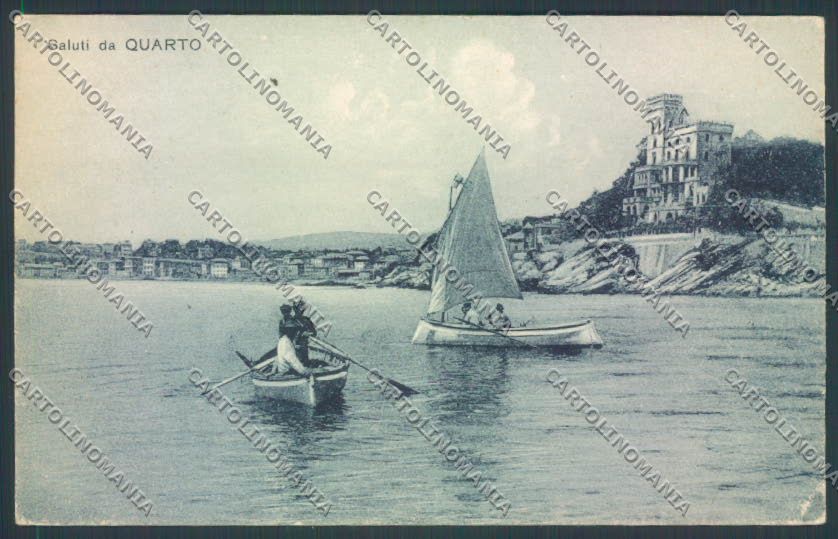 Genova Città Quarto Barca cartolina ZT0517 – fronte