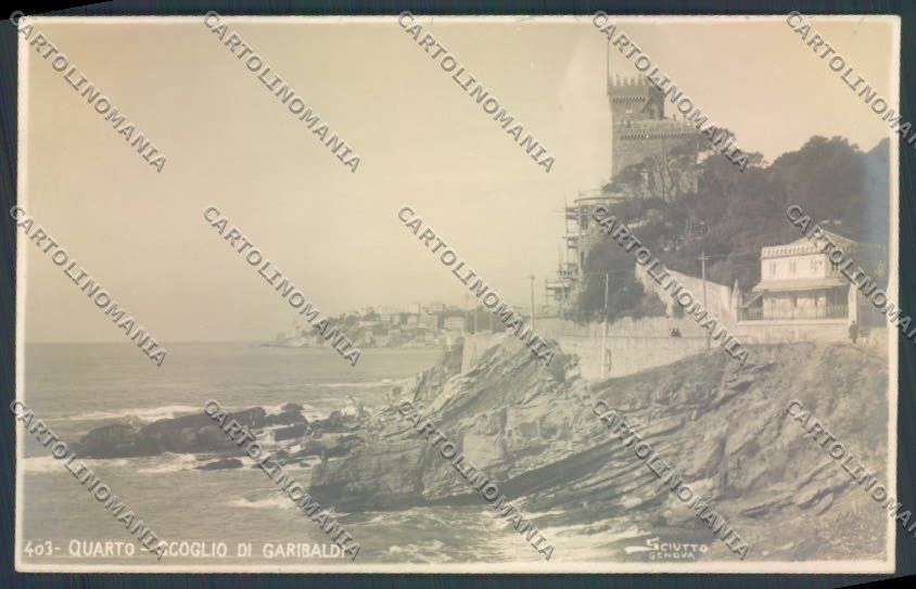 Genova Città Quarto Garibaldi Sciutto Foto cartolina ZT0522 – fronte