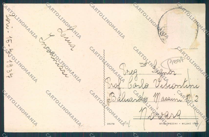 Genova Sori Scuola PIEGA cartolina ZT0544 – retro