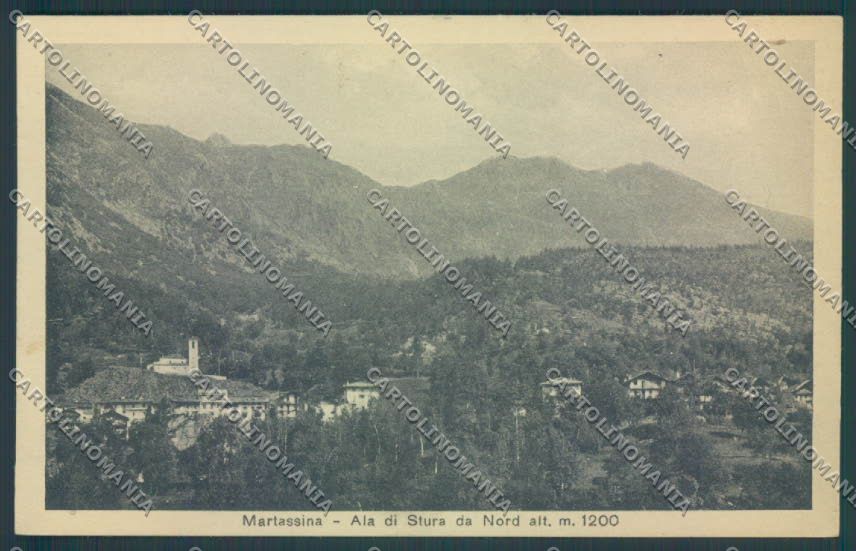 Torino Ala di Stura Martassina cartolina ZT0579 – fronte