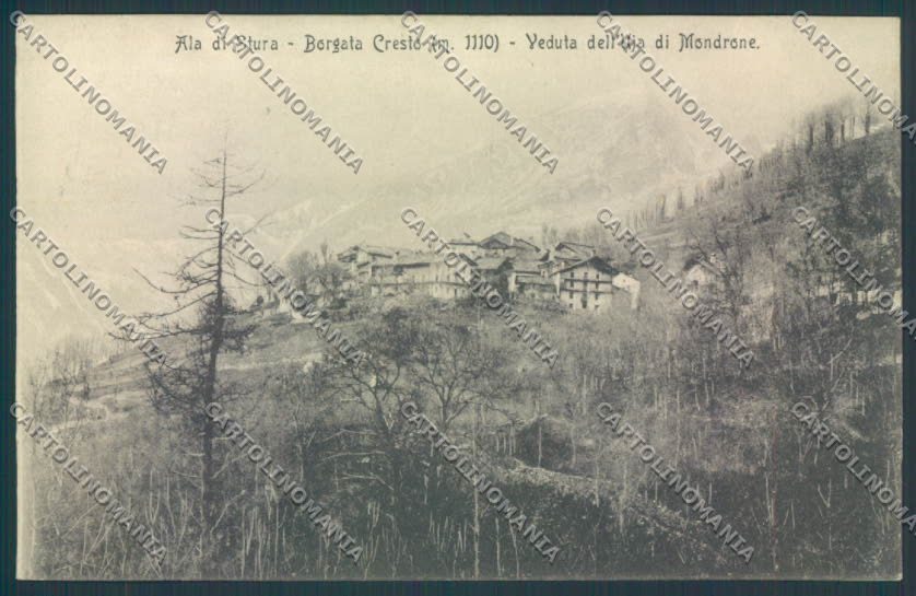 Torino Ala di Stura Cresto cartolina ZT0587 – fronte