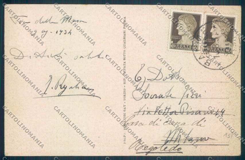 Torino Balme Pian della Mussa cartolina ZT0615 – retro