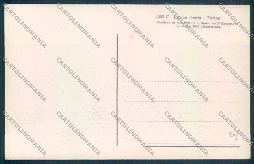 Torino Balme Val Stura Genta Rifugio CAI Alpinismo cartolina ZT0619 – retro
