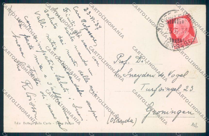 Torino Bobbio Pellice Pecora cartolina ZT0646 – retro