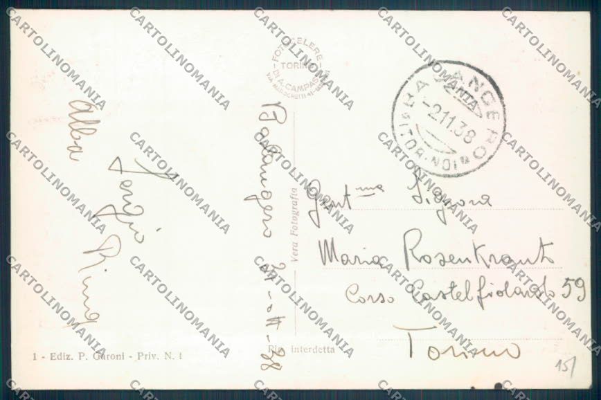 Torino Balangero Foto cartolina ZT0666 – retro