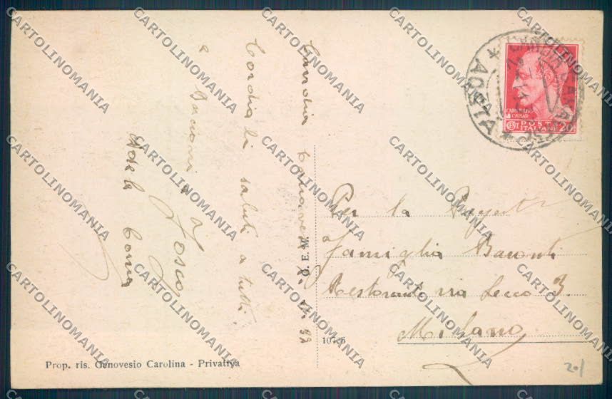 Torino Candia Canavese cartolina ZT0675 – retro