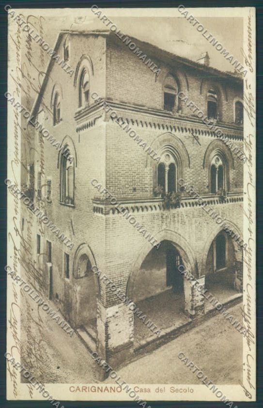 Torino Carignano cartolina ZT0693 – fronte