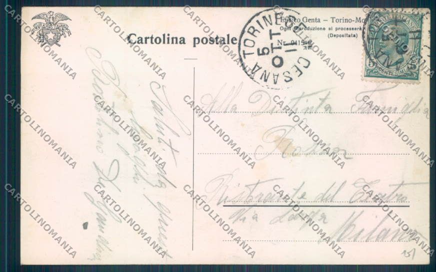 Torino Cesana Torinese Genta cartolina ZT0741 – retro