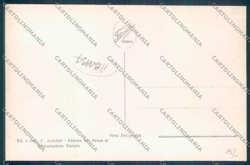Torino Cesana Torinese ABRASA Foto cartolina ZT0743 – retro