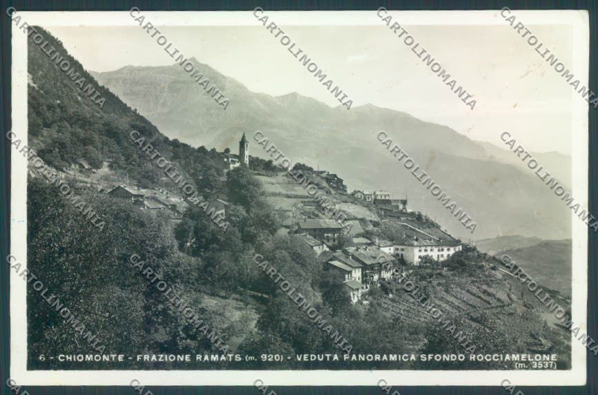 Torino Chiomonte Ramats Foto cartolina ZT0778 – fronte