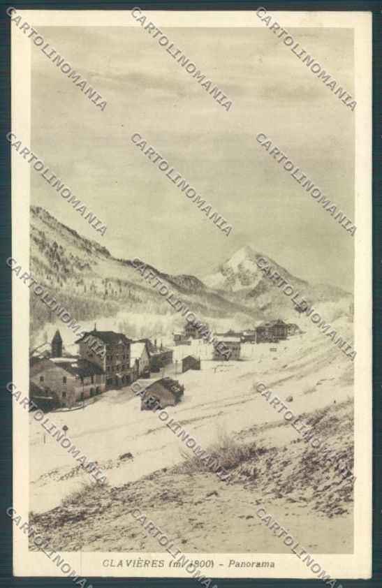 Torino Claviere Nevicata cartolina ZT0811 – fronte