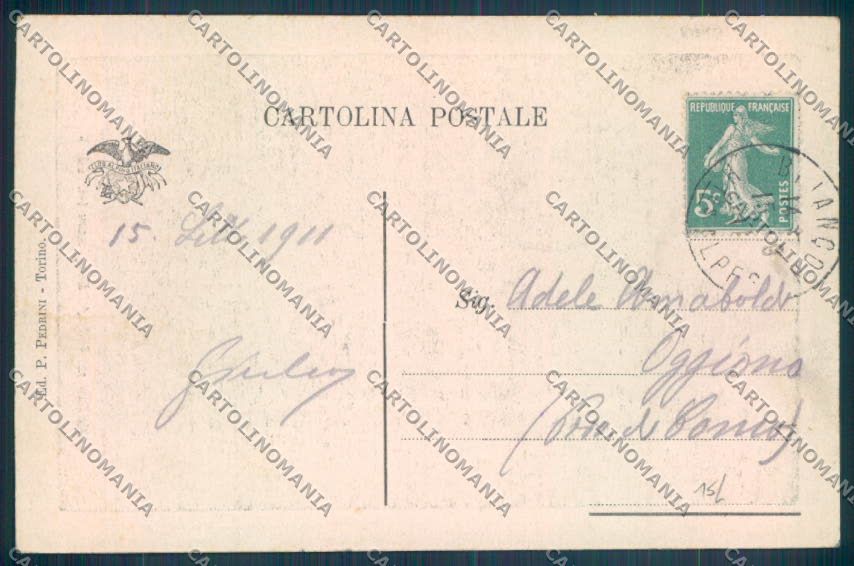 Torino Claviere Monginevro Napoleone cartolina ZT0829 – retro