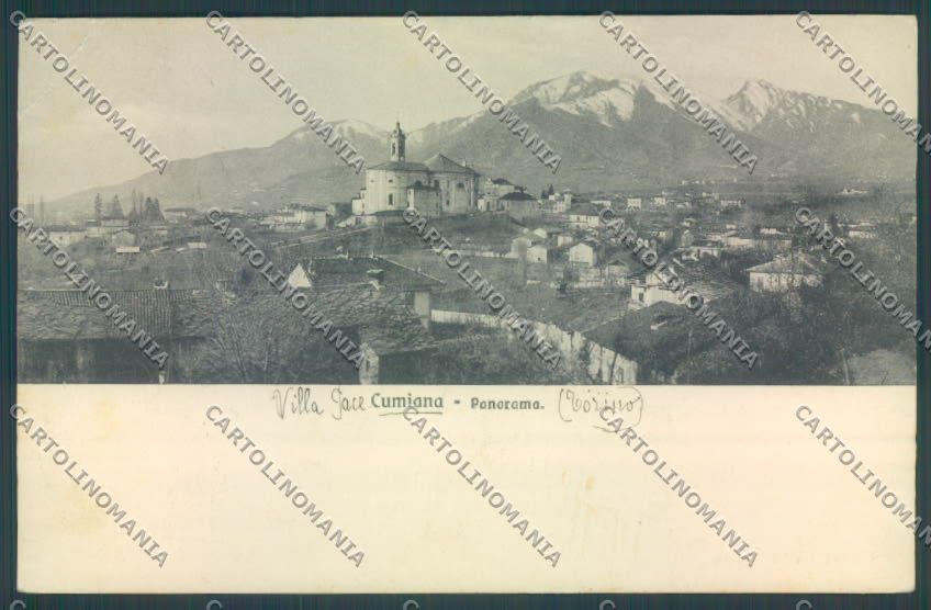 Torino Cumiana PIEGA cartolina ZT0838 – fronte