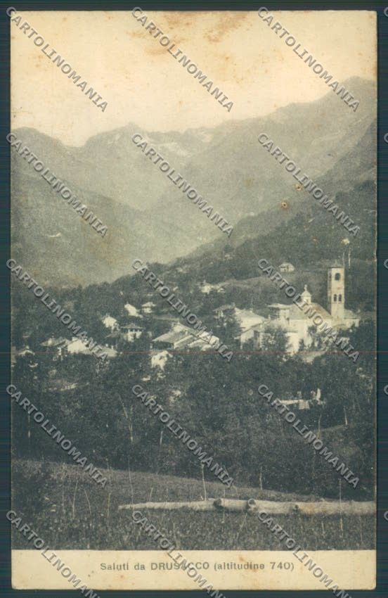 Torino Vico Canavese Drusacco FORI PIEGA cartolina ZT0863 – fronte