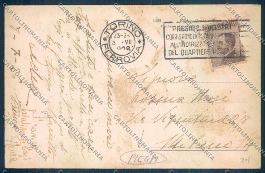 Torino Vico Canavese Drusacco FORI PIEGA cartolina ZT0863 – retro