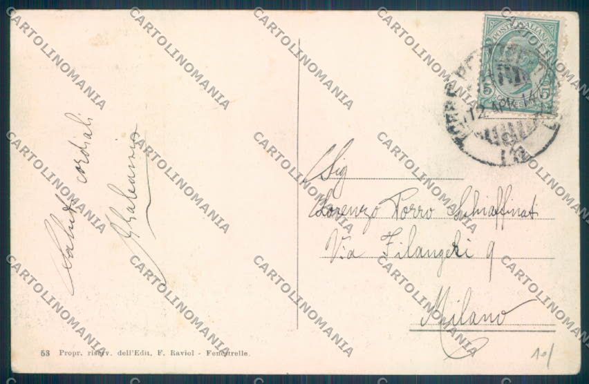 Torino Fenestrelle cartolina ZT0875 – retro