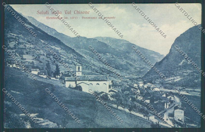 Torino Fenestrelle Mentoulles cartolina ZT0878 – fronte