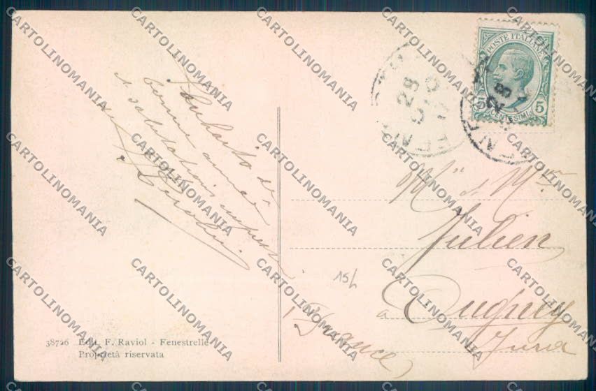 Torino Fenestrelle Mentoulles cartolina ZT0878 – retro