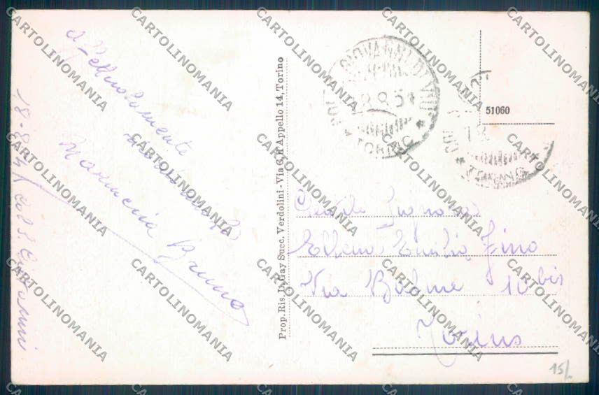 Torino Viù Colle San Giovanni cartolina ZT0886 – retro