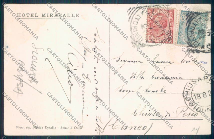 Torino Oulx SCOLLATA ABRASA cartolina ZT0922 – retro
