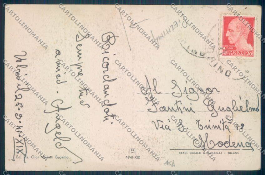 Torino Oulx PIEGHINA cartolina ZT0937 – retro