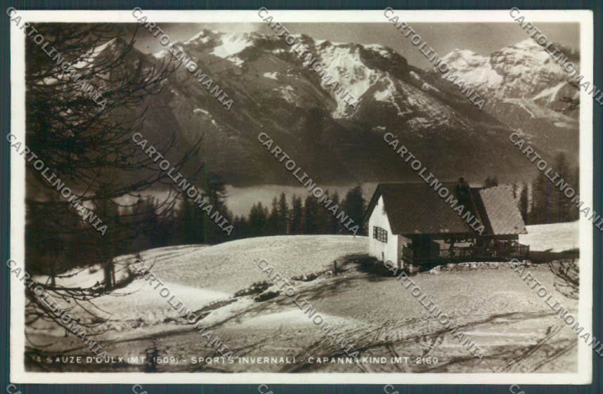 Torino Sauze d'Oulx Nevicata Foto cartolina ZT0941 – fronte