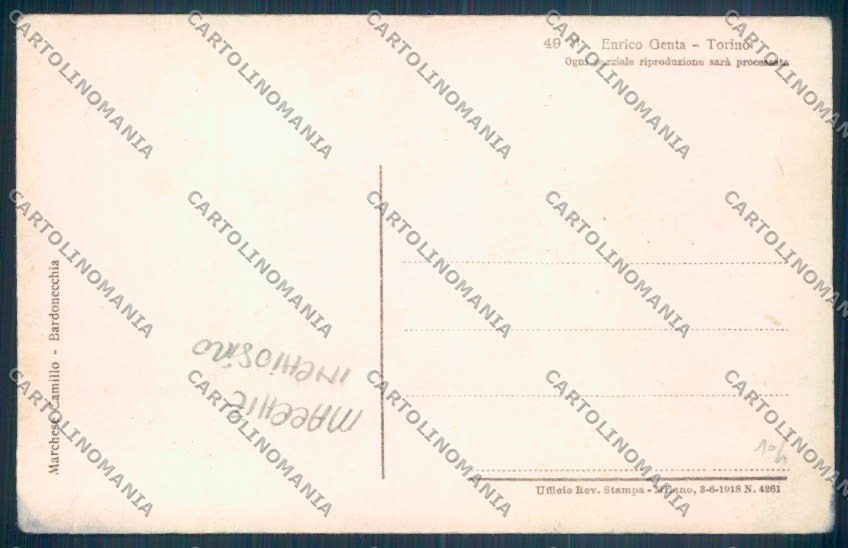 Torino Bardonecchia Genta MACCHIE INCHIOSTRO cartolina ZT0961 – retro