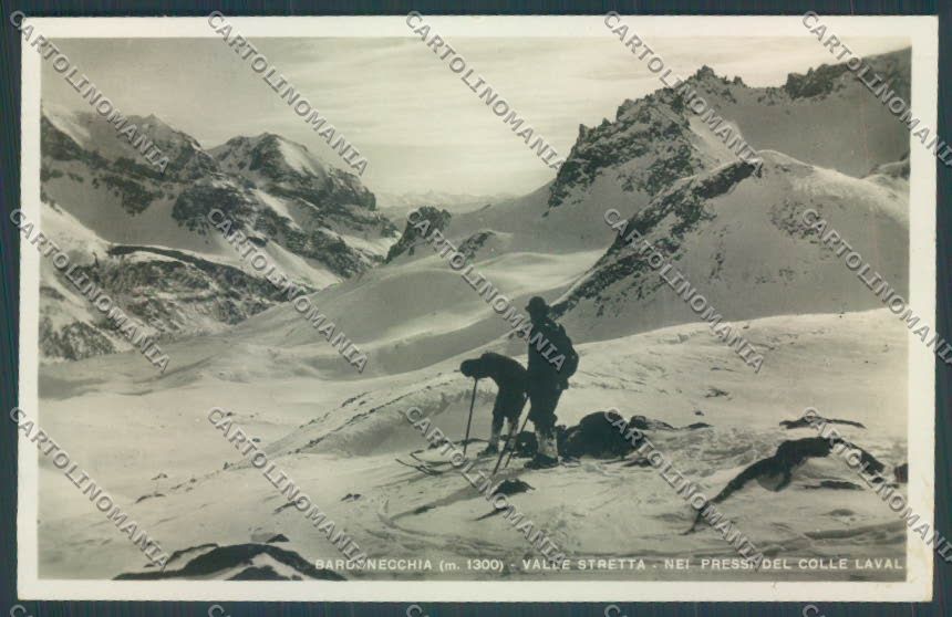 Torino Bardonecchia Nevicata Sci Foto cartolina ZT0972 – fronte