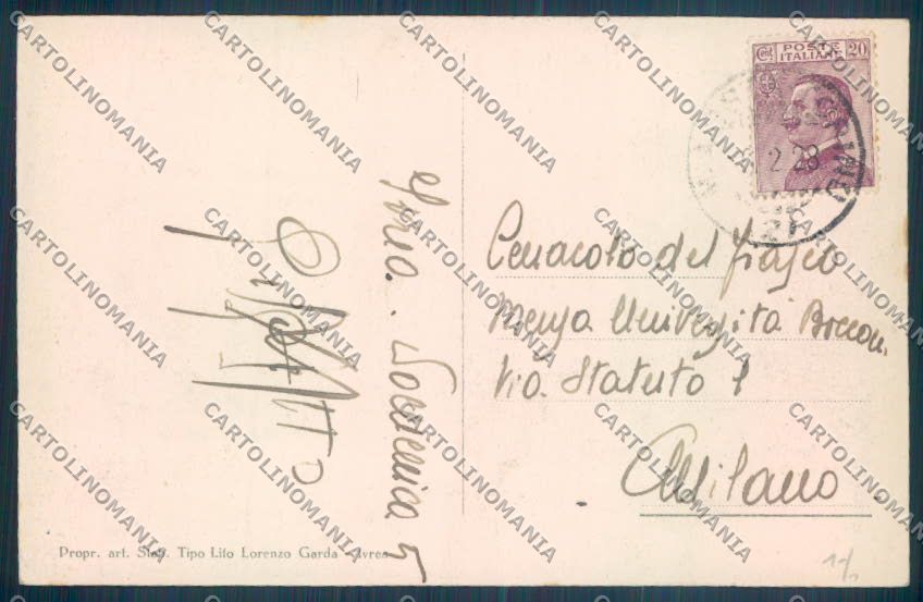 Torino Ivrea cartolina ZT1018 – retro