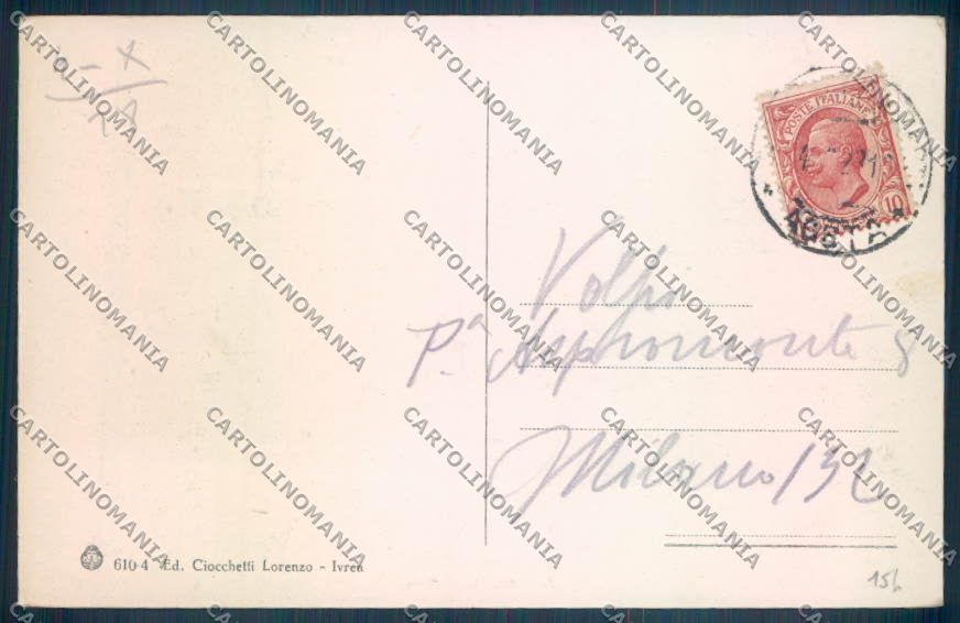 Torino Ivrea Barca cartolina ZT1051 – retro