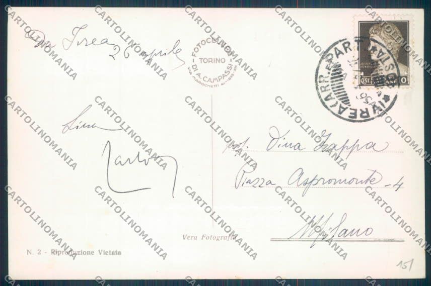 Torino Ivrea Foto cartolina ZT1055 – retro