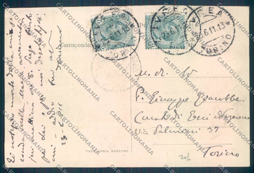 Torino Ivrea cartolina ZT1056 – retro