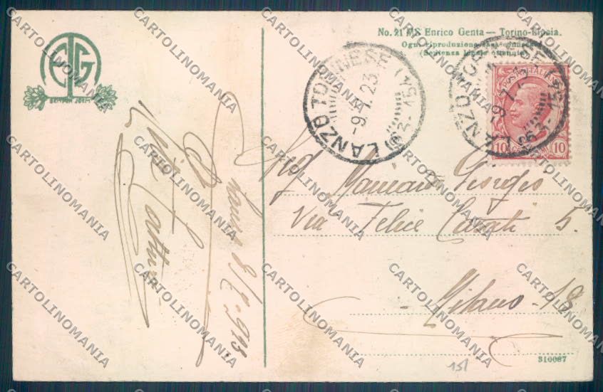 Torino Lanzo Torinese Genta cartolina ZT1073 – retro