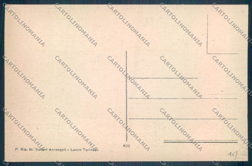 Torino Lanzo Torinese cartolina ZT1074 – retro