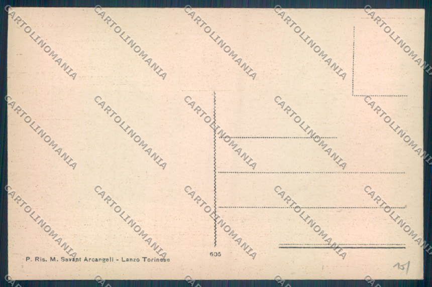 Torino Lanzo Torinese cartolina ZT1075 – retro