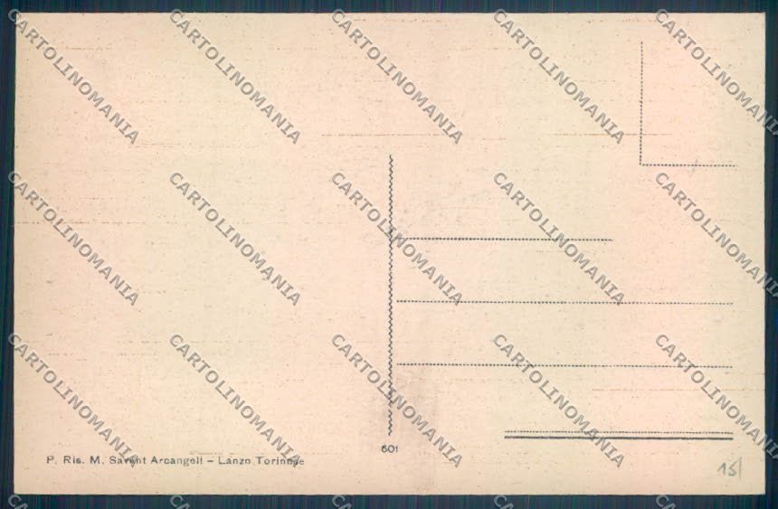 Torino Lanzo Torinese cartolina ZT1076 – retro