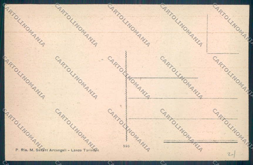 Torino Lanzo Torinese cartolina ZT1087 – retro