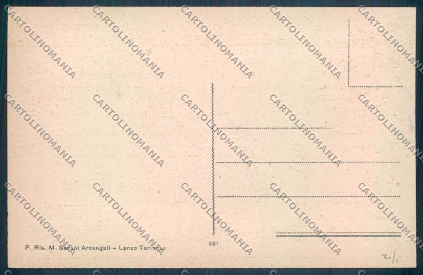 Torino Lanzo Torinese cartolina ZT1088 – retro