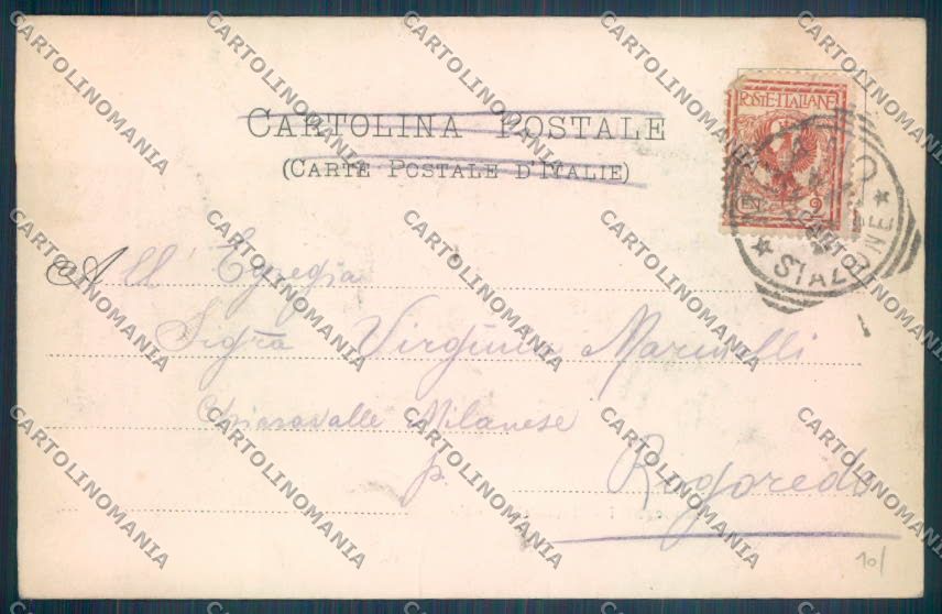 Torino Moncalieri cartolina ZT1099 – retro