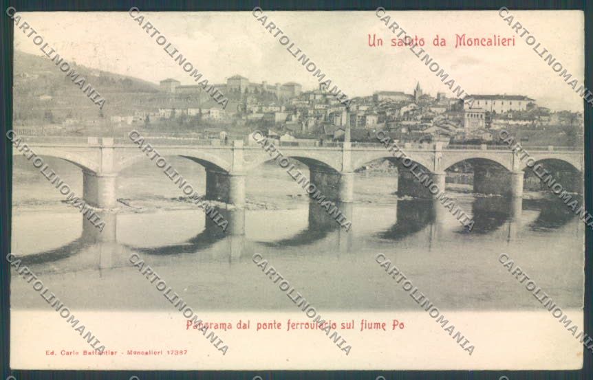 Torino Moncalieri cartolina ZT1127 – fronte