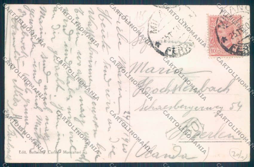 Torino Moncalieri Caserma cartolina ZT1139 – retro