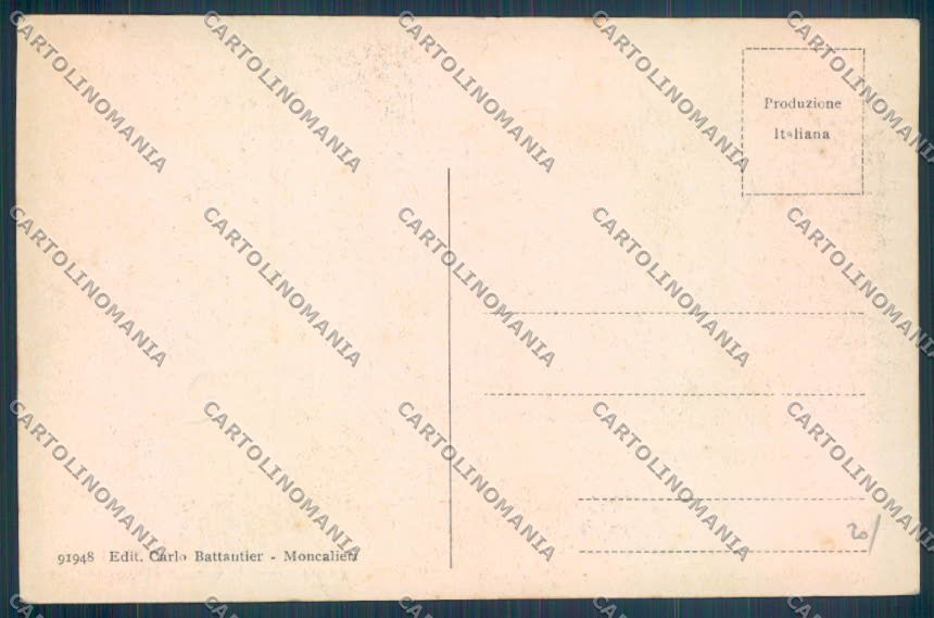 Torino Moncalieri Caserma cartolina ZT1146 – retro