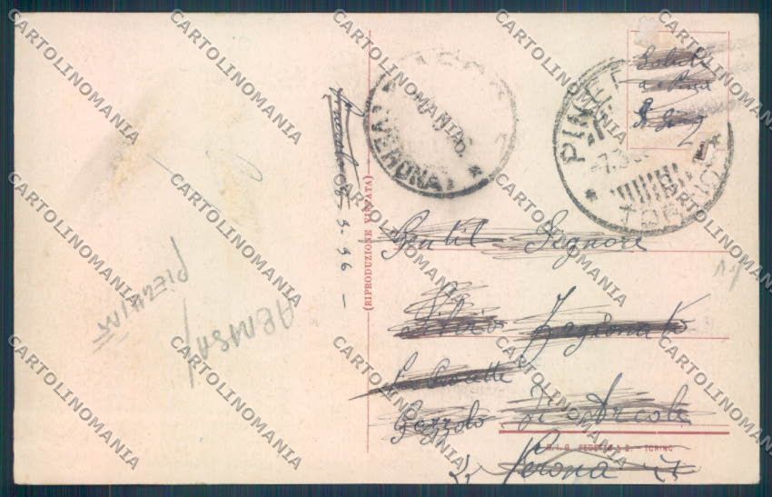 Torino Pinerolo ABRASA PIEGHINE cartolina ZT1163 – retro